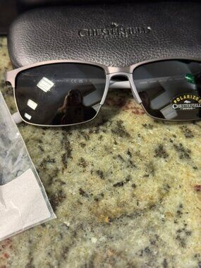 Chesterfield CH 22/S Metal Rectangular Men's Polorized Sunglasses 60 16 150 -NEW